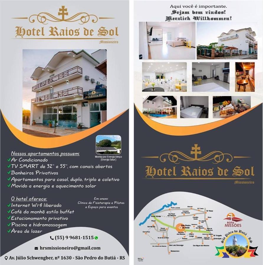 Hotel Raios De Sol Missioneiro Sao Pedro de Butia Exterior foto